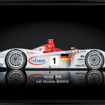 Audi R8 2002 Encadrement noir