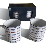 Mugs vainqueurs 24 Heures du Mans de 1923 à 2024 (vendus par 2 : 1923 à 1979 et 1980 à 2025)